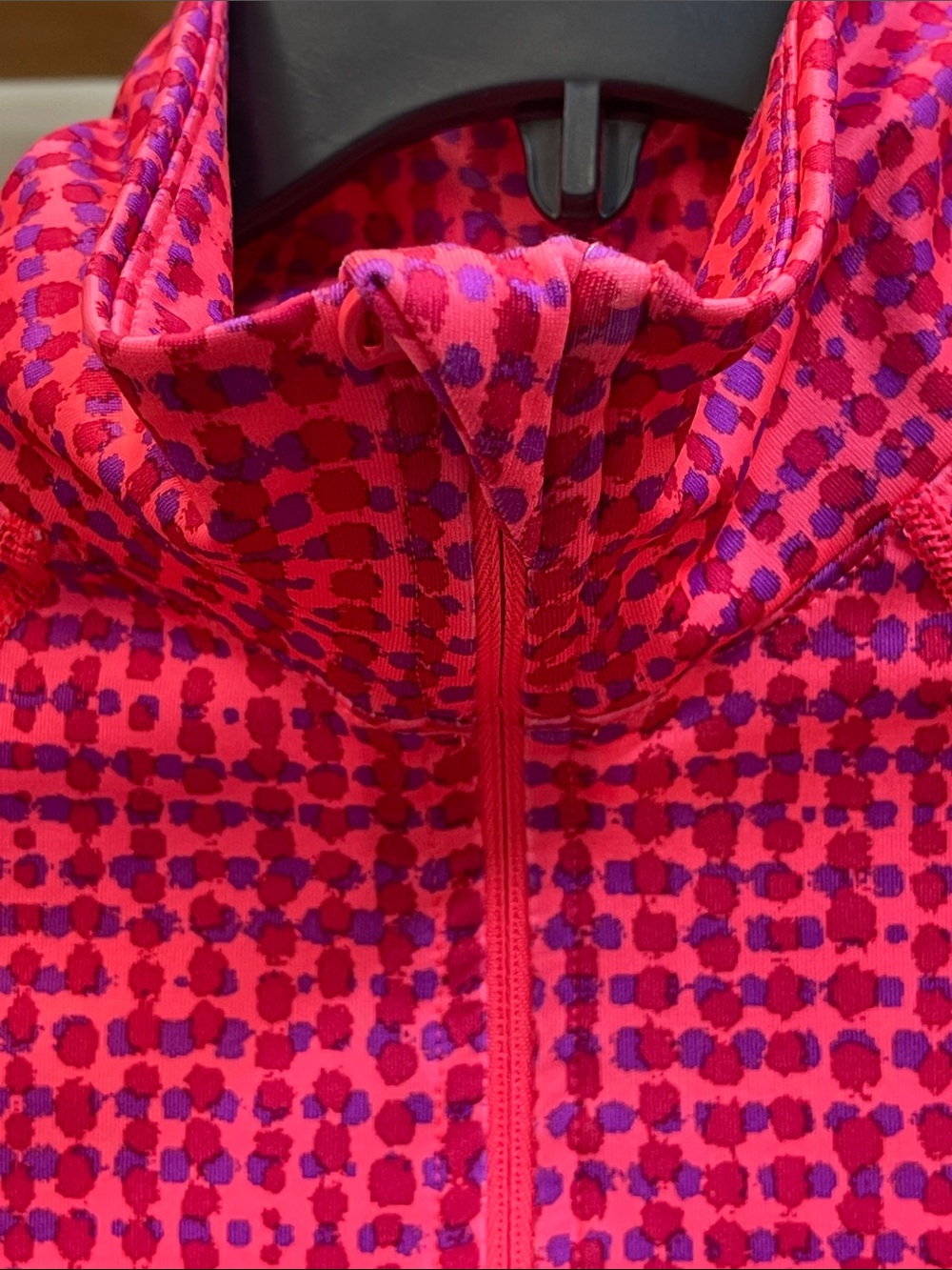 Under Armour Pink Patterned Quarter-Zip Performance Top - Picture 16 of 16